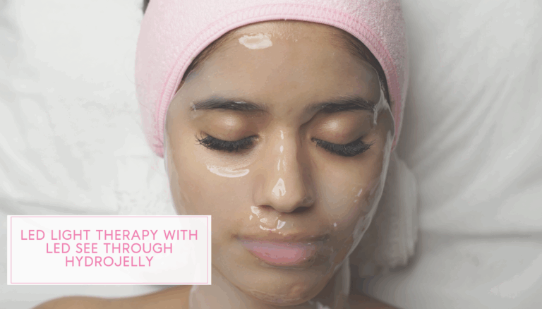 LED Light Therapy With LED See Through Hydrojelly
